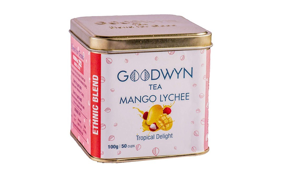 Goodwyn Tea Mango Lychee    Tin  100 grams
